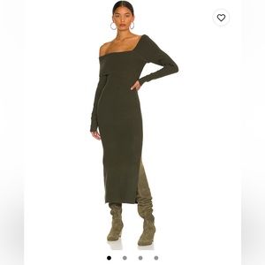 Line and Dot Sylvie Midi Sweater Dress